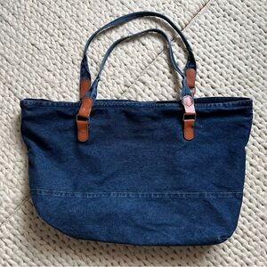 Denim Tote Bag American Apparel “Carry All Bag”